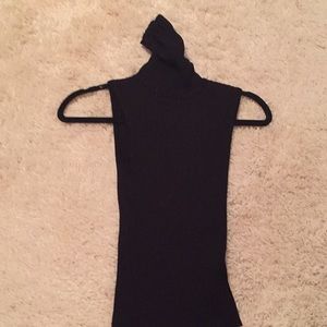 Express sleeveless turtleneck sweater